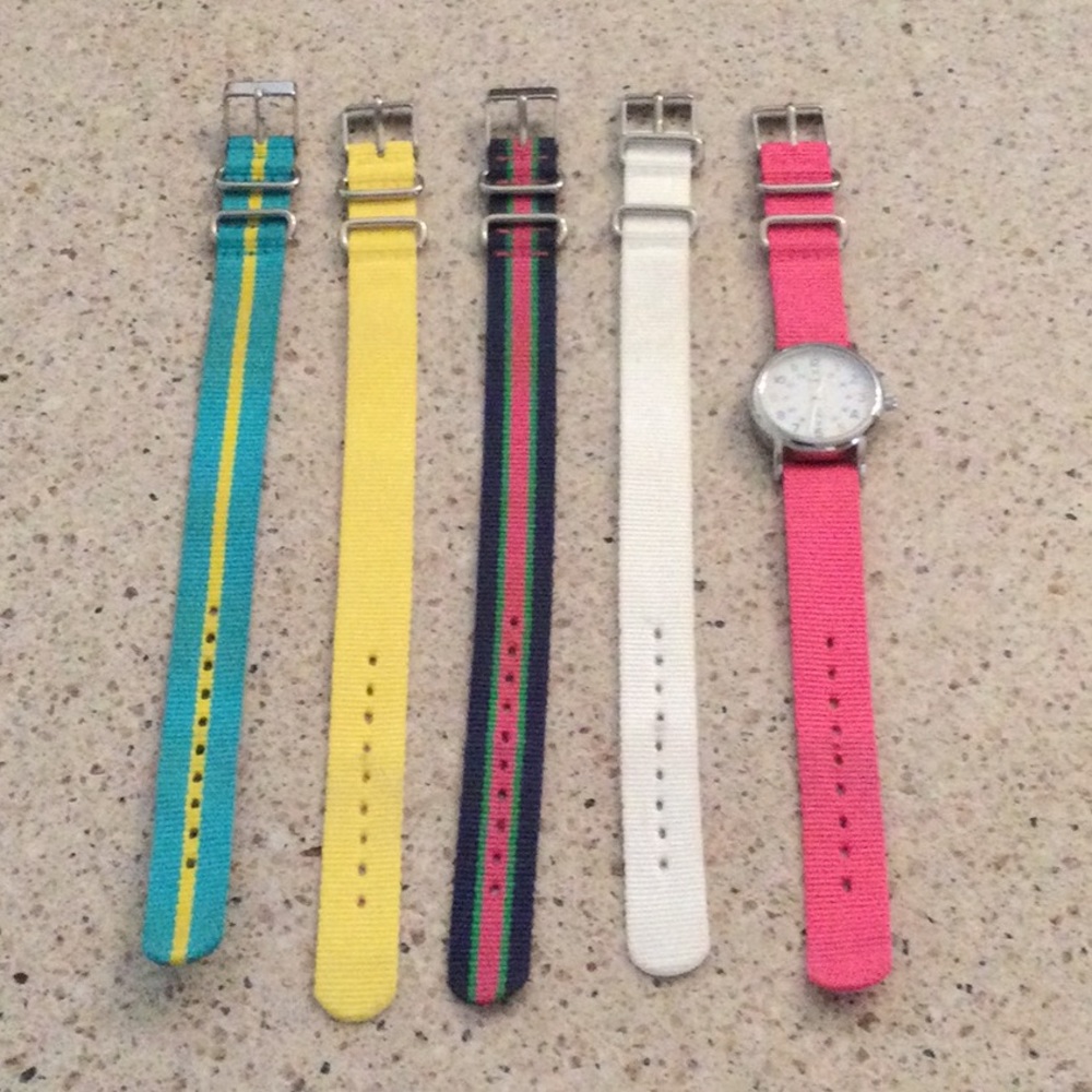 Timex watch with bands